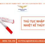 Thủ tục nhập khẩu nhiệt kế thủy ngân