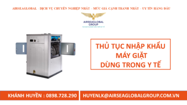 Thủ tục nhập khẩu máy giặt y tế