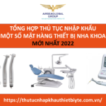 thu tuc nhap khau thiet bi nha khoa