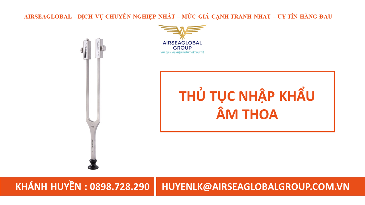 THỦ TỤC NHẬP KHẨU ÂM THOA DÙNG TRONG Y TẾ - Airseaglobal - Vua dịch vụ ...