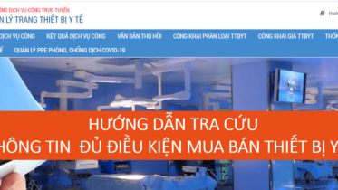TRA CUU DU DIEU KIEN MUA BAN THIET BI Y TE