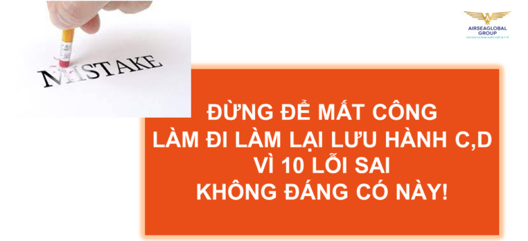 ĐỪNG ĐỂ MẤT CÔNG LÀM ĐI LÀM LẠI LƯU HÀNH C D VÌ NHỮNG LỖI SAI KHÔNG ĐÁNG CÓ
