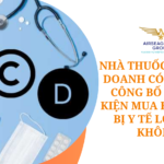 NHÀ THUỐC/ HỘ KINH DOANH CÓ CẦN LÀM CÔNG BỐ ĐỦ ĐIỀU KIỆN MUA BÁN THIẾT BỊ Y TẾ LOẠI BCD KHÔNG?