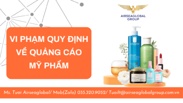 vi phạm quy định về quảng cáo mỹ phẩm