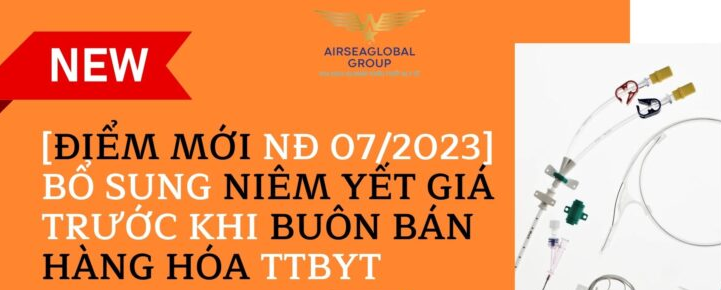 BỔ SUNG NIÊM YẾT GIÁ TRƯỚC KHI BUÔN BÁN THIẾT BỊ Y TẾ