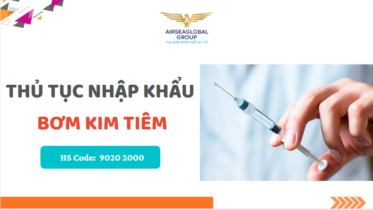 NHẬP KHẨU BƠM KIM TIÊM