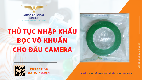 Bọc vô khuẩn cho đầu camera kèm ống kính nội soi