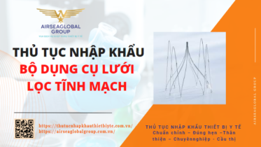 BỘ DỤNG CỤ LƯỚI LỌC TĨNH MẠCH