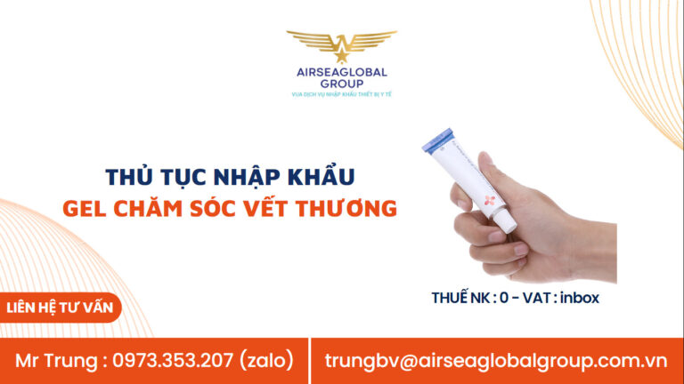 11. gel chăm sóc vết thương