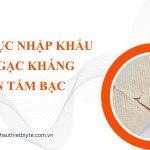 THỦ TỤC NHẬP KHẨU BĂNG GẠC KHÁNG KHUẨN TẨM BẠC
