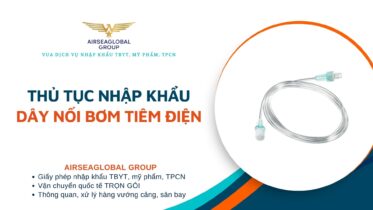 THỦ TỤC NHẬP KHẨU DÂY NỐI BƠM TIÊM ĐIỆN MỚI NHẤT