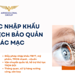 THỦ TỤC NHẬP KHẨU DUNG DỊCH BẢO QUẢN GIÁC MẠC