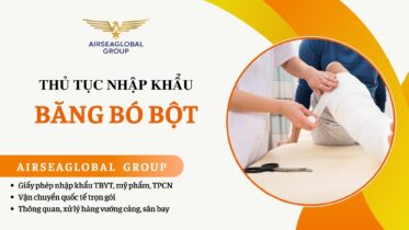 Thủ tục nhập khẩu băng bó bột