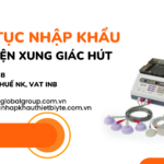 THỦ TỤC NHẬP KHẨU MÁY ĐIỆN XUNG GIÁC HÚT