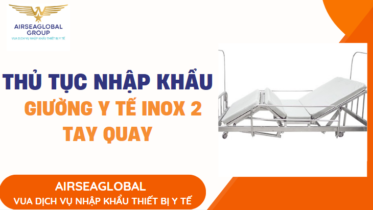 GIƯỜNG Y TẾ INOX 2 TAY QUAY
