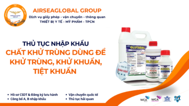 CHẤT KHỬ TRÙNG DÙNG ĐỂ KHỬ TRÙNG, KHỬ KHUẨN, TIỆT KHUẨN