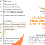 CÁC LỖI SAI HAY BỊ PHẢN HỒI CỦA HỒ SƠ LƯU HÀNH TBYT LOẠI C,D