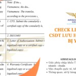 CHECK LIST HỒ SƠ CSDT LƯU HÀNH THIẾT BỊ Y TẾ