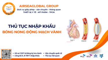 THỦ TỤC NHẬP KHẨU BÓNG NONG ĐỘNG MẠCH VÀNH