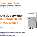 THỦ TỤC NHẬP KHẨU MÁY LOẠI BỎ SẮC TỐ DA BẰNG PICO LASER