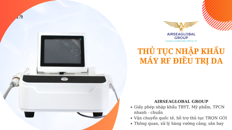 thu tuc nhap khau may RF dieu tri da