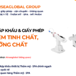 THỦ TỤC NHẬP KHẨU MÁY TIÊM TINH CHẤT, DƯỠNG CHẤT