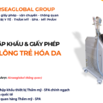 THỦ TỤC NHẬP KHẨU MÁY TRIỆT LÔNG TRẺ HÓA DA