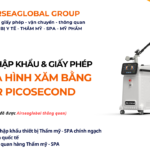 THỦ TỤC NHẬP KHẨU MÁY XÓA HÌNH XĂM BẰNG LASER PICOSECOND