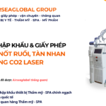 THỦ TỤC NHẬP KHẨU MÁY XÓA NỐT RUỒI, TÀN NHAN BẰNG CO2 LASER