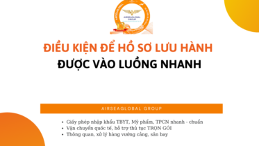 ĐIỀU KIỆN ĐỂ HỒ SƠ LƯU HÀNH ĐƯỢC VÀO LUỒNG NHANH