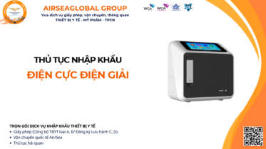 THỦ TỤC NHẬP KHẨU ĐIỆN CỰC ĐIỆN GIẢI MỚI NHẤT