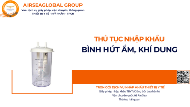 THỦ TỤC NHẬP KHẨU BÌNH HÚT ẨM, KHÍ DUNG NĂM NAY