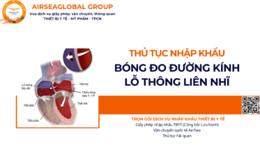 THỦ TỤC NHẬP KHẨU BÓNG ĐO ĐƯỜNG KÍNH LỖ THÔNG LIÊN NHĨ NĂM NAY