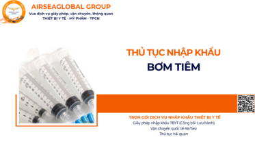 THỦ TỤC NHẬP KHẨU BƠM TIÊM NĂM NAY