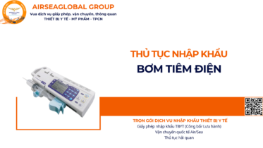 THỦ TỤC NHẬP KHẨU BƠM TIÊM ĐIỆN NĂM NAY