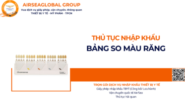 THỦ TỤC NHẬP KHẨU BẢNG SO MÀU RĂNG NĂM NAY