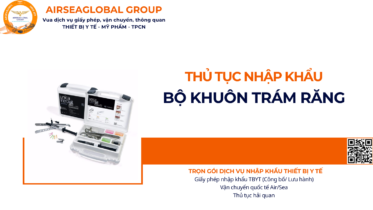 THỦ TỤC NHẬP KHẨU BỘ KHUÔN TRÁM RĂNG NĂM NAY