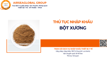 THỦ TỤC NHẬP KHẨU BỘT XƯƠNG NĂM NAY
