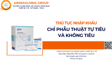 THỦ TỤC NHẬP KHẨU CHỈ PHẪU THUẬT TỰ TIÊU VÀ KHÔNG TIÊU NĂM NAY