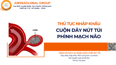THỦ TỤC NHẬP KHẨU CUỘN DÂY NÚT TÚI PHÌNH MẠCH NÃO NĂM NAY