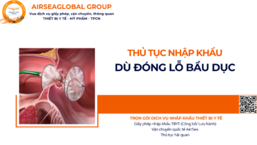 THỦ TỤC NHẬP KHẨU DÙ ĐÓNG LỖ BẦU DỤC NĂM NAY