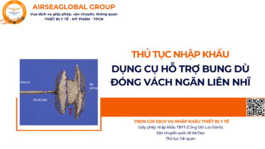 THỦ TỤC NHẬP KHẨU DỤNG CỤ HỖ TRỢ BUNG DÙ ĐÓNG VÁCH NGĂN LIÊN NHĨ NĂM NAY
