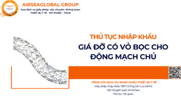 THỦ TỤC NHẬP KHẨU GIÁ ĐỠ CÓ VỎ BỌC CHO ĐỘNG MẠCH CHỦ NĂM NAY