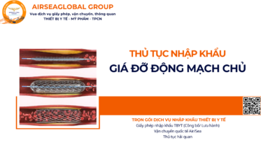 THỦ TỤC NHẬP KHẨU GIÁ ĐỠ ĐỘNG MẠCH CHỦ NĂM NAY