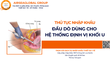 THỦ TỤC NHẬP KHẨU ĐẦU DÒ DÙNG CHO HỆ THỐNG ĐỊNH VỊ KHỐI U NĂM NAY
