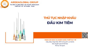 THỦ TỤC NHẬP KHẨU ĐẦU KIM TIÊM NĂM NAY