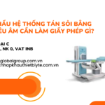 NHẬP KHẨU HỆ THỐNG TÁN SỎI BẰNG SÓNG SIÊU ÂM CẦN LÀM GIẤY PHÉP GÌ