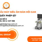 NHẬP KHẨU MÁY SIÊU ÂM ĐÀN HỒI GAN CẦN XIN GIẤY PHÉP GÌ