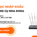 THỦ TỤC NHẬP KHẨU BỘ DỤNG CỤ NHA KHOA MỚI NHẤT