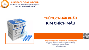 THỦ TỤC NHẬP KHẨU KIM CHÍCH MÁU NĂM NAY